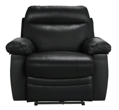 Collection - New Paolo Power - Recliner Chair - Black
